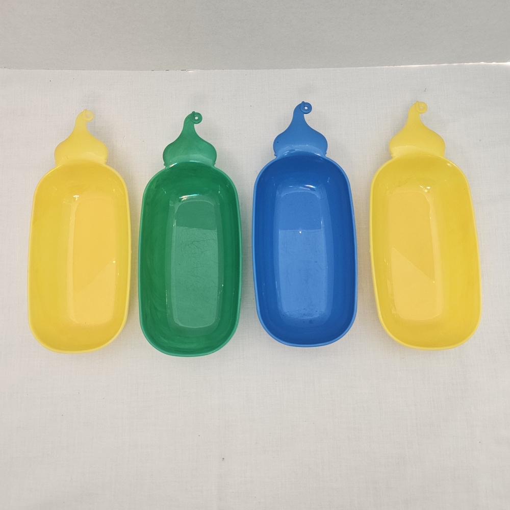 Vintage Dairy Queen Ice Cream Sundae Boats Banana Split Colorful